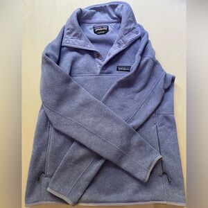 light purple Patagonia woman’s fleece